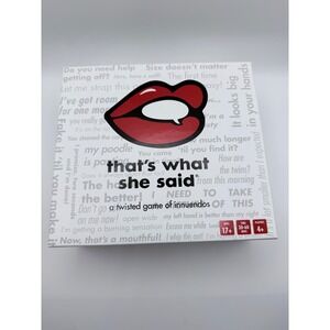 Thats What She Said Adult Party Game Twisted‎ Game of Innuendos 17+ 4+ Players